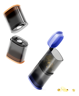 Modular magnetic pill case design