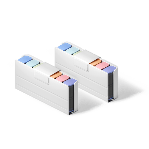 Rhythm 1 Weekly Pill Organizer two pack | Modobloom Travel Pill Case