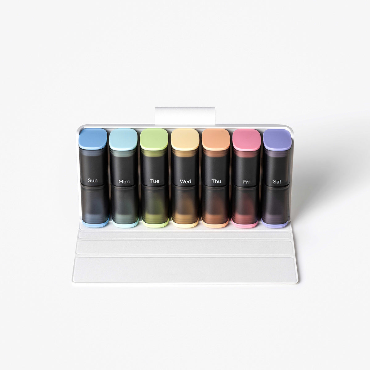 Rhythm 1 Weekly Pill Organizer all | Modobloom Travel Pill Case